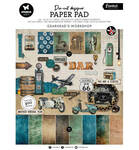 Studiolight - Die-cut Designer Paper Pad - Gearhead's Workshop