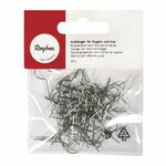 Rayher - Ophanghaakjes voor bollen en eieren - Zilverkleurig - 25st