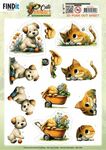Uitdrukvel - Berrie's Beauties - Cute Animals - Garden Friends