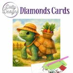 Dotty Designs - Diamonds Cards - Turtle - 15x15cm