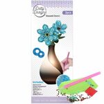 Dotty Designs - Diamonds Flowers Set - Blue Gerbera Bouquet