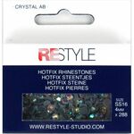 Restyle - Hotfix Rhinestones - Crystal AB - SS16 4mm - Iriserend