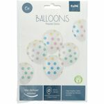 Folat - Ballonnen - Pastel Dots - 33cm - 6st