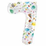 Folat - Joyful Party - Folieballon 86cm - Cijfer 7