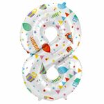 Folat - Joyful Party - Folieballon 86cm - Cijfer 8
