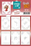 Stitch and Do - Cards Only - Set 34 - A6 - 6 borduurpatronen