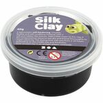 Creativ Company - Silk Clay - Zwart - Bakje 40gram