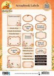 Berrie's Beauties - Scrapbook Labels - Sweet Honey Bees - Knipvel EN