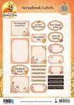 Berrie's Beauties - Scrapbook Labels - Sweet Honey Bees - Knipvel NL