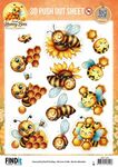 Uitdrukvel - Berrie's Beauties - Sweet Honey Bees - Golden Garden