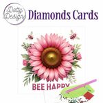 Dotty Designs - Diamonds Cards - Bee Happy Bloom - 15x15cm
