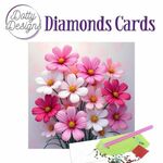 Dotty Designs - Diamonds Cards - Pink Harmony Bouquet - 15x15cm