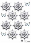 Fairybells - Blauw A - Combi knipvel voor pop-up en decoupage