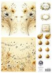 Fairybells - Geel C - Combi knipvel voor pop-up en decoupage