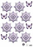 Fairybells - Lila A - Combi knipvel voor pop-up en decoupage