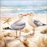 13320380 Decoupage servetten - Seagulls - 5st