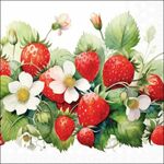 13320370 Decoupage servetten - Juicy Strawberries 5st