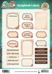 Berrie's Beauties - Scrapbook Labels - Happy Gnomes - Knipvel EN