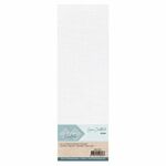 Linnenkarton 10.5x33cm - 01 Wit - 10vel