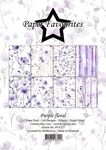 Paper Favourites - Paperpack - Purple Floral - A5