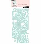 Creative Craftlab - Mask Stencil - Numbers - 10x21cm