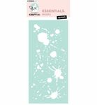 Creative Craftlab - Mask Stencil - Splash - 10x21cm