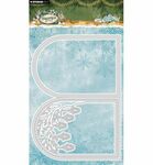 SL Snijmal - Christmas Forest - Folded Card Shape
