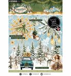 SL Die-Cut Paper Pad - Christmas Forest - Elements - A5