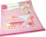 Marianne design Col1592 Collectable - Martini Glass by Marleen
