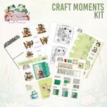 BBCMK10003 Berrie's Beauties - Craft Moments Kit - Joyful Hoppers 4K - Cardmaking Die - Box - Cozy Coloring - Achtergrondvel - Kaartenkarton - 6-delige set