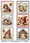 Knipvel - Barto Design - Baby/Bij/Lieveheersbeestje - A4