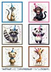 Knipvel - Barto Design - Feestdieren - A4