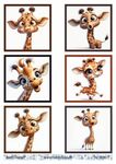 Knipvel - Barto Design - Giraffen - A4