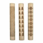 Rayher - Houten motiefroller - Tree - 11x1,5cm - 3st