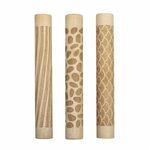 Rayher - Houten motiefroller - Natuur - 11x1,5cm - 3st