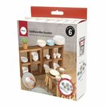 Rayher - Siliconen gietmal - Mini Servies - 6 figuren