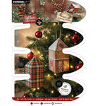 SL Giftbox Paper Pad - Cottage Christmas - House Box