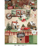 SL Die-cut Designer Paper Pad - Cottage Christmas - A4