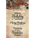 SL Stempel - Cottage Christmas - Warm Holiday Wishes