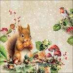 13320840 Decopage servetten - Fruit collector Eekhoorn - 5st