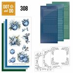 Dodo-308 Dot en do - Berrie's Beauties - Blue Christmas