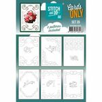 Stitch and Do - Cards Only - Set 35 - A6 - 6 borduurpatronen