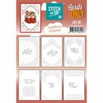 Stitch and Do - Cards Only - Set 36 - A6 - 6 borduurpatronen