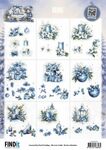 Knipvel - BB - Blue Christmas - Mini