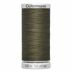 Gutermann super sterk 100m kleur 676 Bruingrijs / legergroen