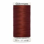Gutermann polyester Naaimachinegaren 500m kleur 227 Terracotta / roodbruin