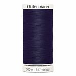 Gutermann polyester Naaimachinegaren 500m kleur 339 Donkerblauw / marine