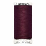 Gutermann polyester Naaimachinegaren 500m kleur 369 Bordeaux / wijnrood
