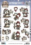 Uitdrukvel - BB - Whimsical Christmas - Penguins