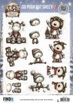 Uitdrukvel - BB - Whimsical Christmas - Furry Friends